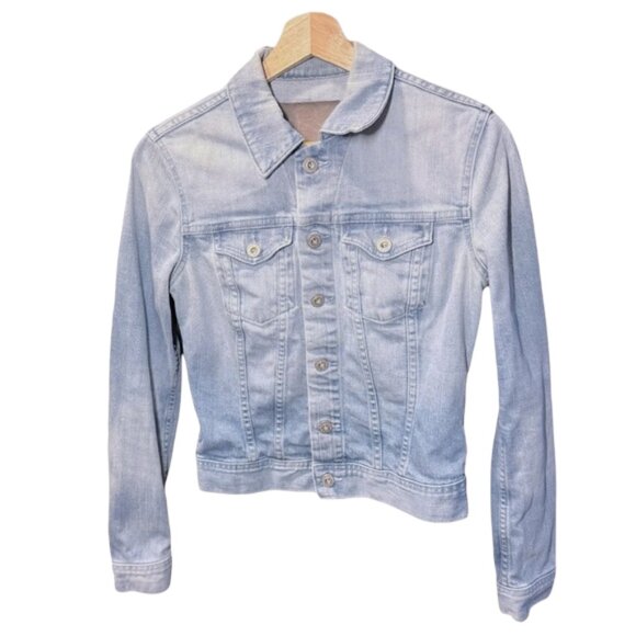 AG Adriano Goldschmied Robyn light wash denim jacket XS - Picture 4 of 7